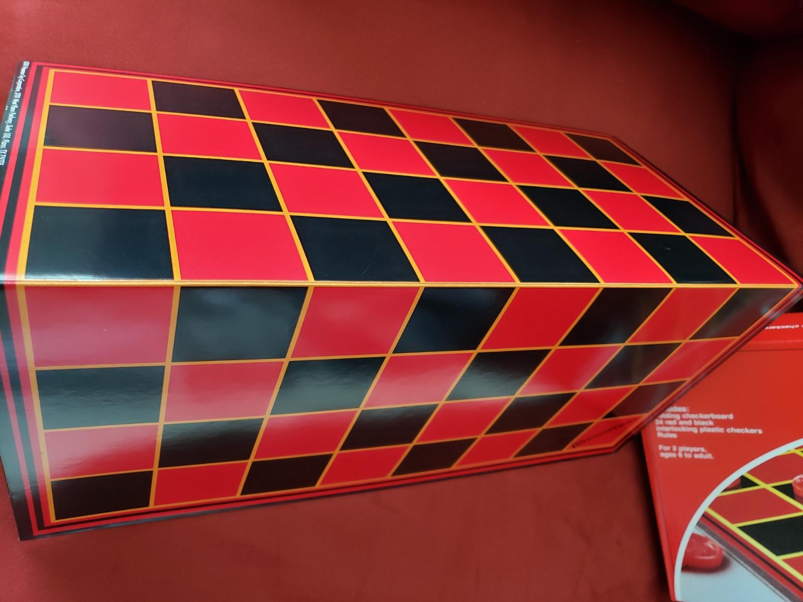 Pressman Checkers -- Classic Game With Folding Board and Interlocking Checkers, 2 Players customer photo 1