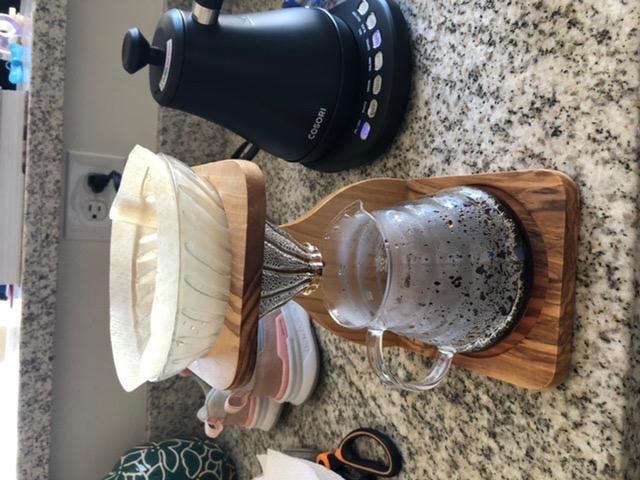 Hario V60 Olive Wood Pour Over Stand Set customer photo 2