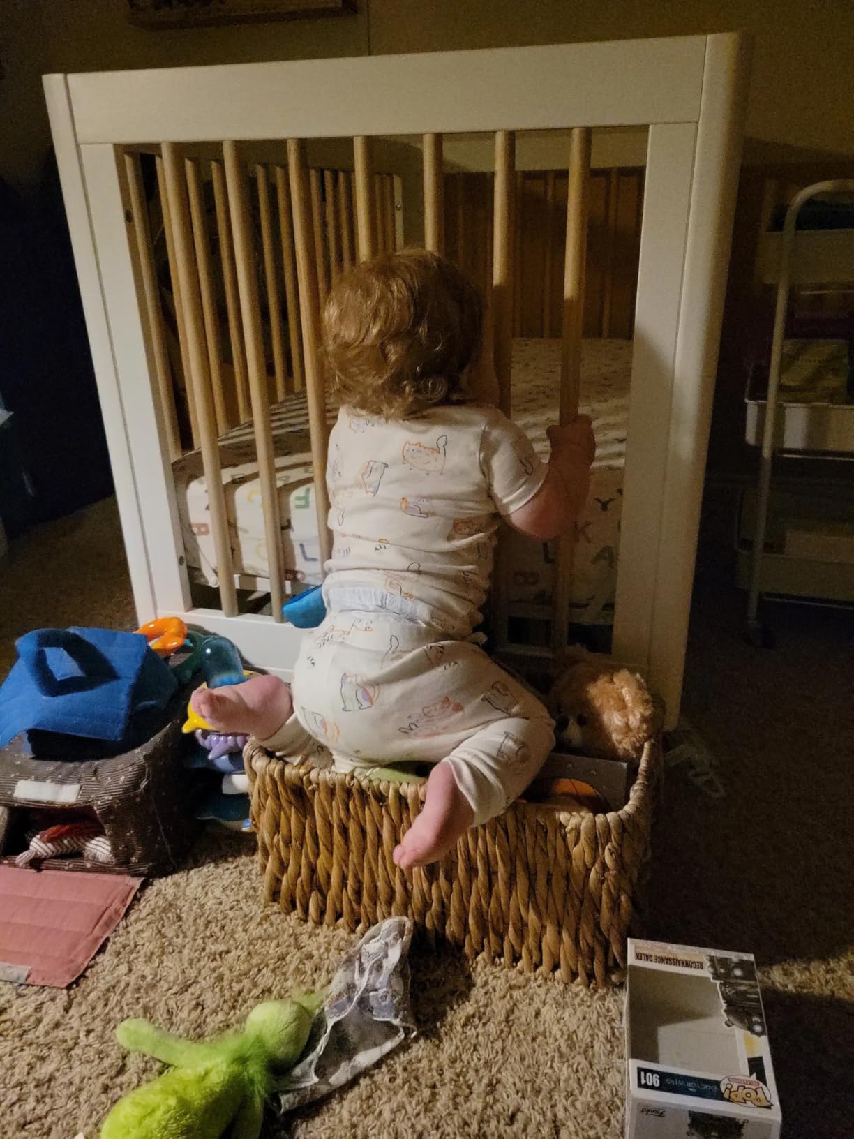 Babyletto Lolly 3-in-1 Convertible Crib with Toddler Bed Conversion Kit in White and Natural, Greenguard Gold Certified customer photo 2