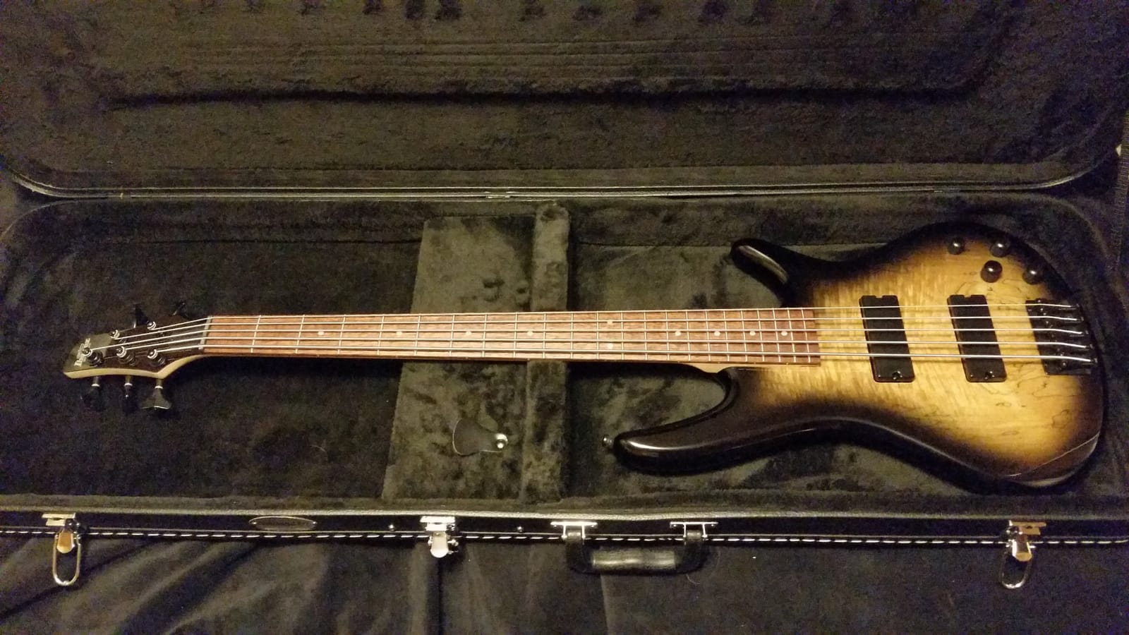 Ibanez GSR205BWNF GIO 5-String Electric Bass - Walnut Flat customer photo 2
