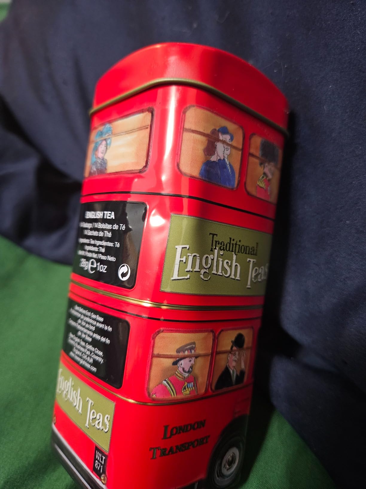 New English Teas London British Tea Tin Set with 42 Black Tea Bags customer photo 1
