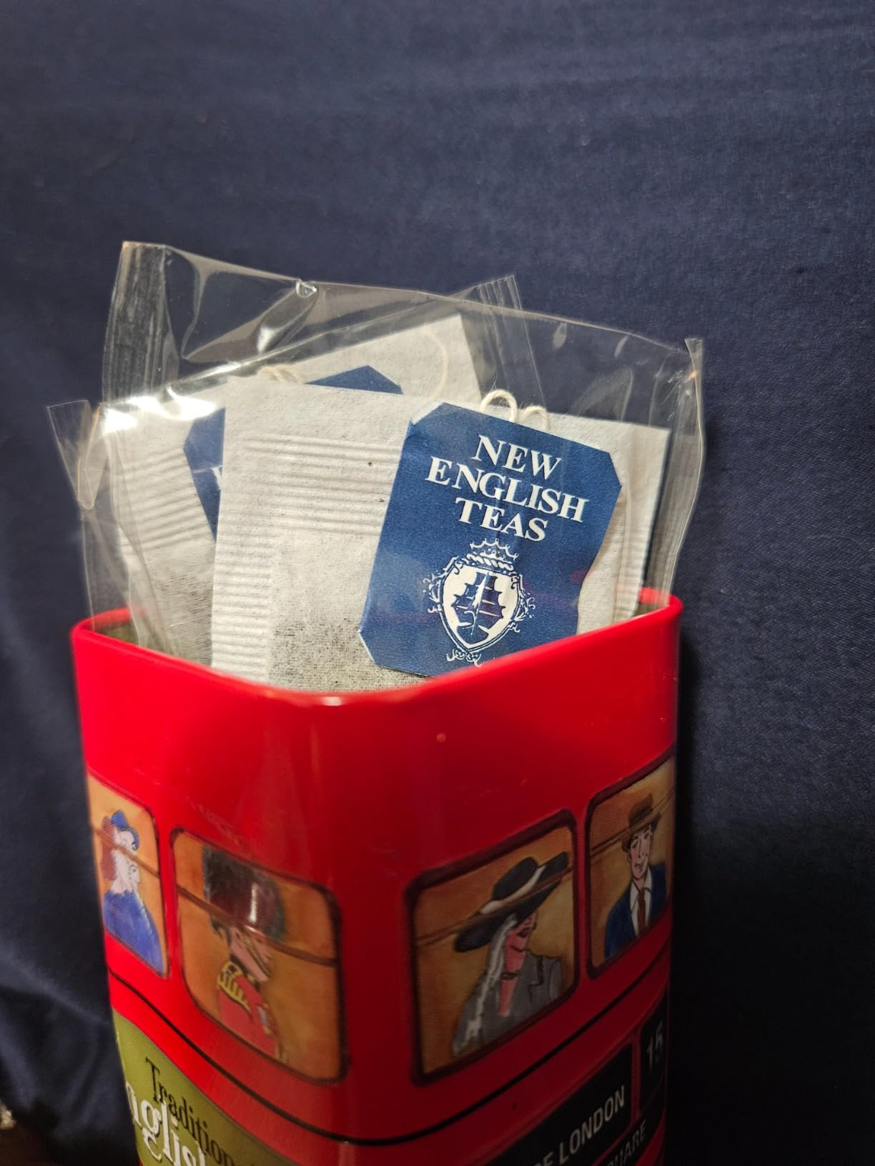 New English Teas London British Tea Tin Set with 42 Black Tea Bags customer photo 2