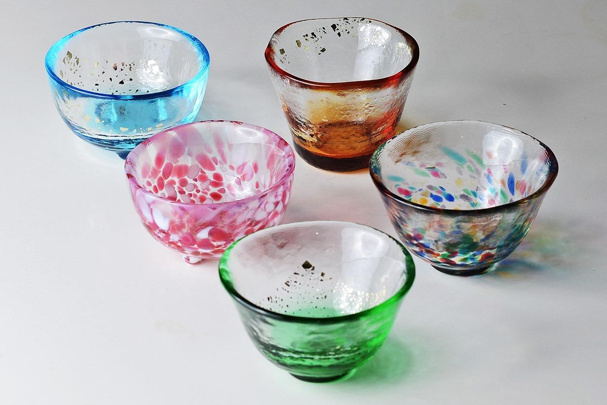 Tsugaru Biidoro Mini Glass Set Glass Five Different by Aderia customer photo 2