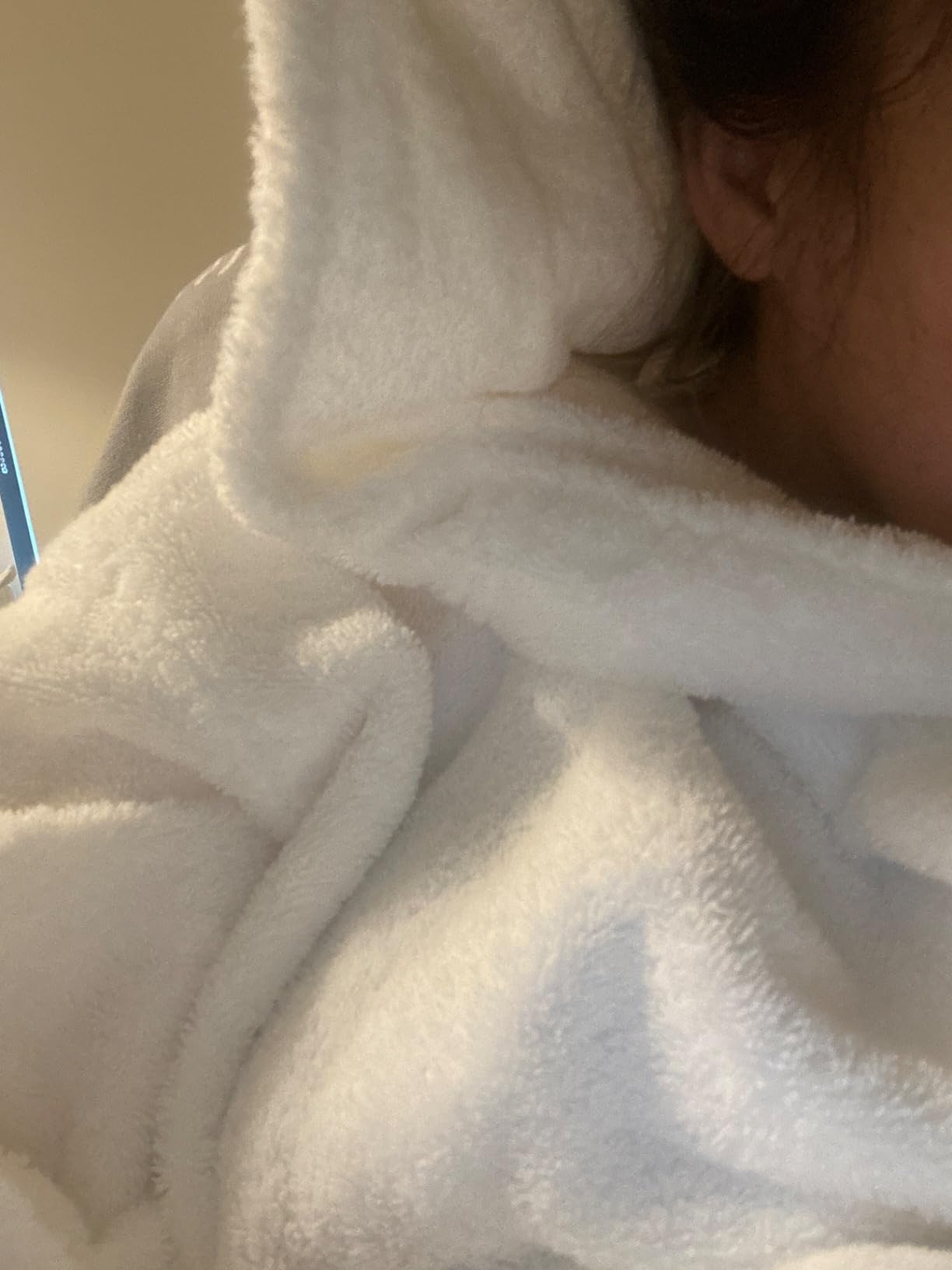 Monarch Hooded Terry Shawl Collar Unisex Bathrobe | Thick Terrycloth Fabric, Generously Sized Hotel & Spa Robe with Pockets customer photo 2