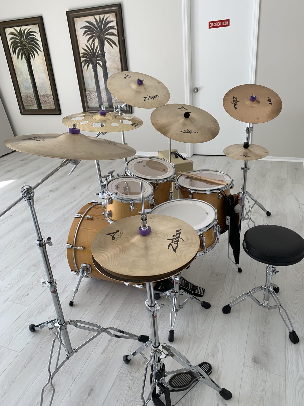 Yamaha Stage Custom Birch 5pc Drum Shell Pack With a 20 inch Kick Drum and 14 inch Snare Drum in Cranberry Red For Students and Working Drummers (SBP0F50CR) customer photo 1