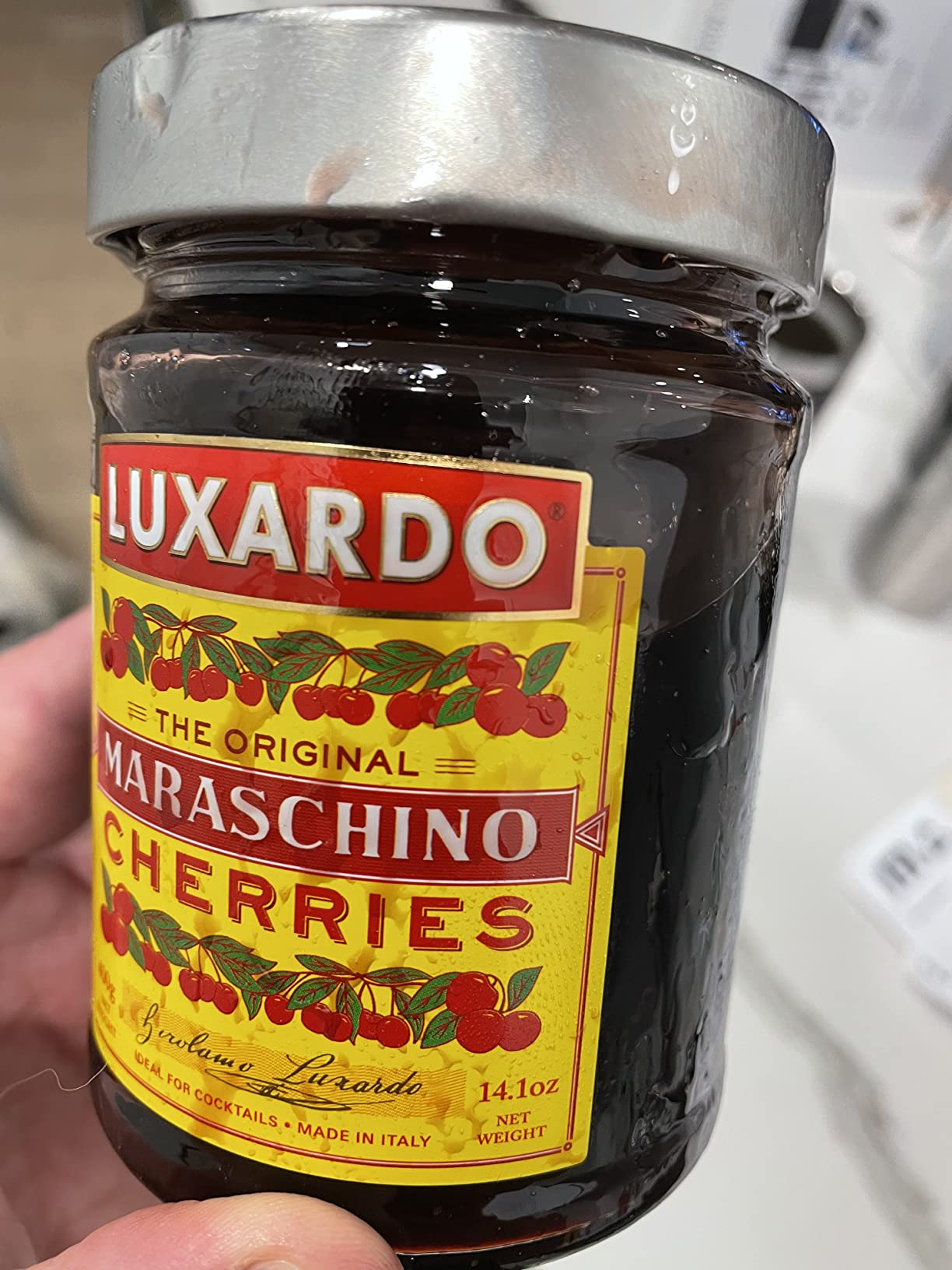 Luxardo Maraschino (400g) & Woodford Reserve (383g) Bourbon Gourmet Cherries customer photo 1