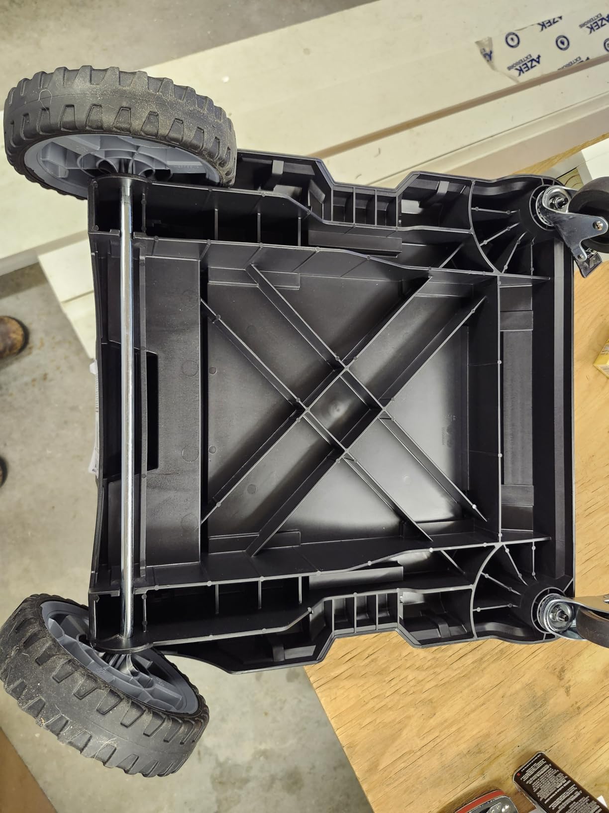 DEWALT TSTAK Trolley Cart with Handle, Swivel 360, Capacity of Up to 200 lbs (DWST17888) customer photo 2