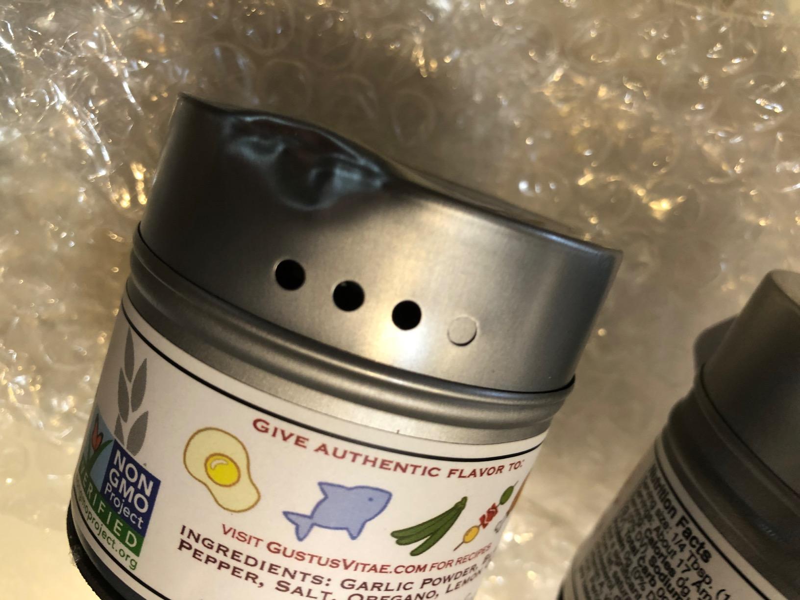 Gourmet World Flavors Seasoning Collection | Non GMO Verified | 6 Magnetic Tins | Spice Blends | Crafted in Small Batches by Gustus Vitae customer photo 1