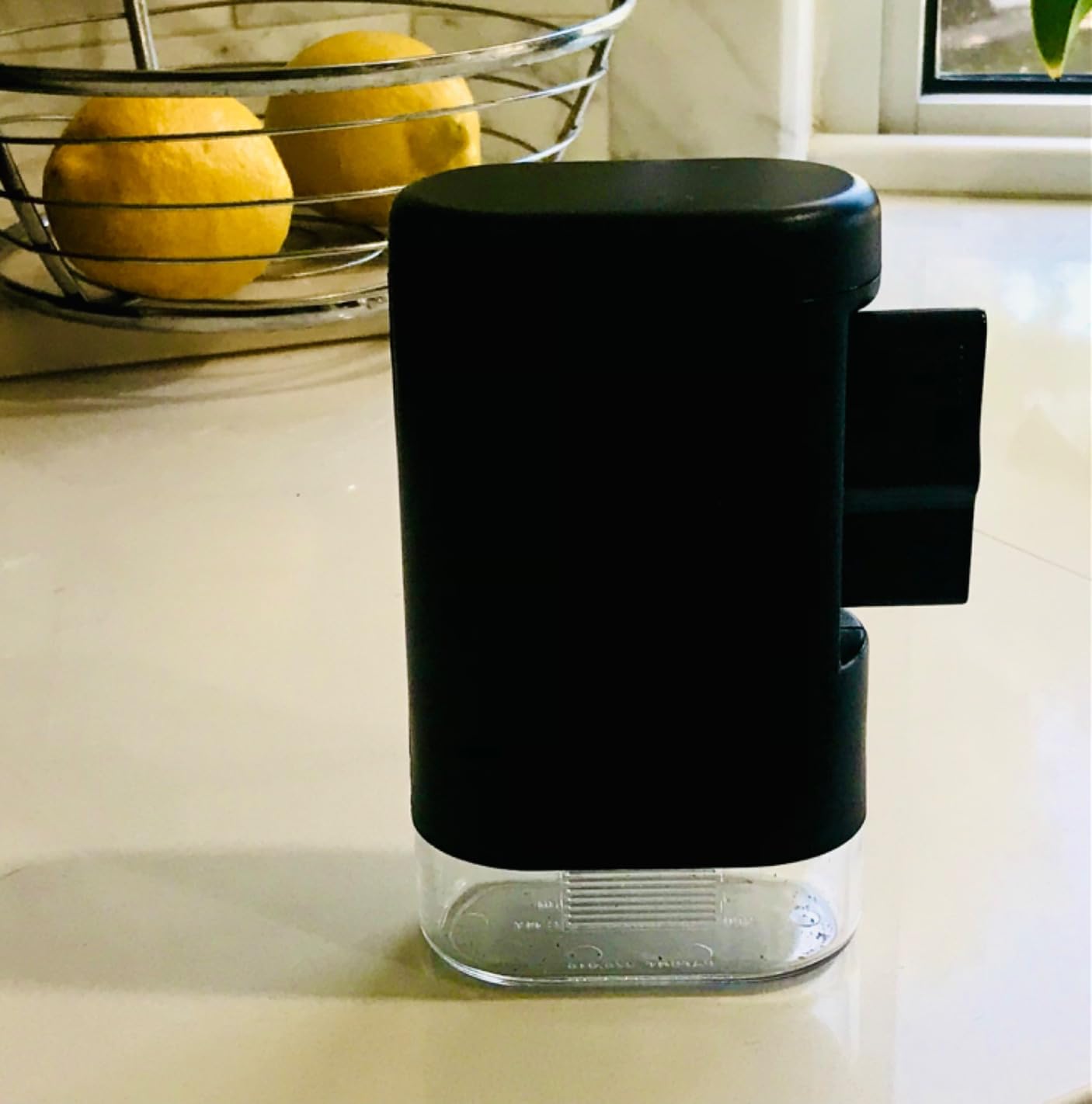 PepperMate Black Pepper Mill Grinder - Adjustable Manual Ceramic, Easy Crank Handle | Refillable Peppercorn Salt and Spice Mill, Adjustable Coarseness, Clear Base for Measuring, Easy to Fill customer photo 2