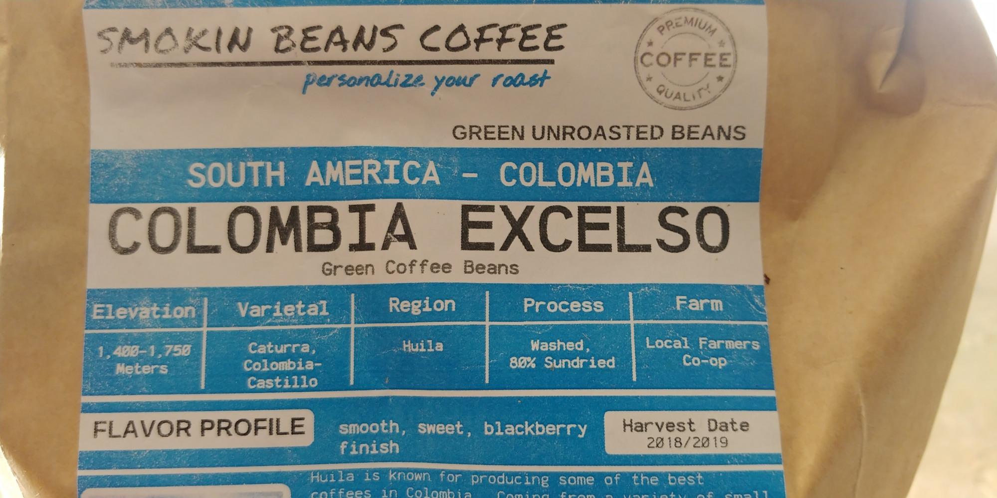 Smokin Beans Colombia Washed Unroasted Green Arabica Coffee Beans 5-Lb, 1ct customer photo 1