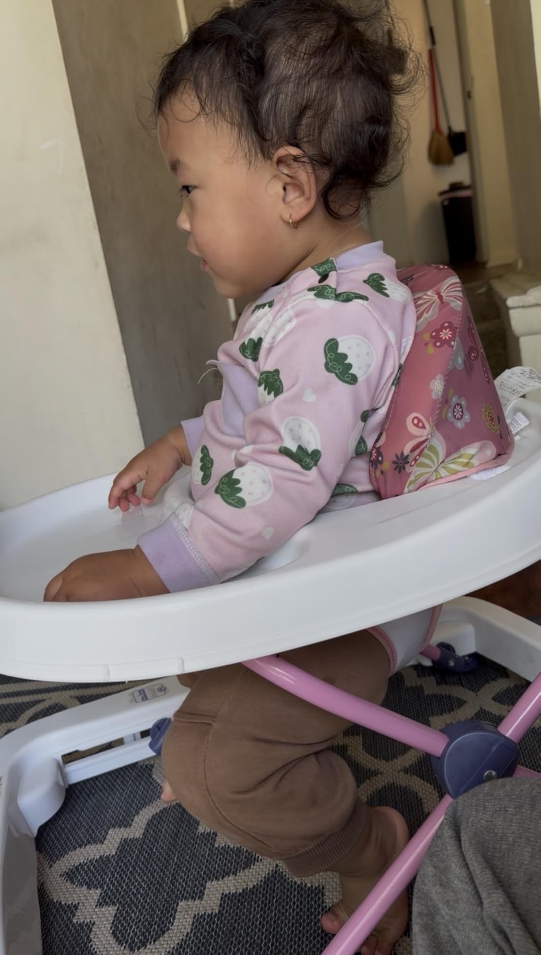 Smart Steps Trend Activity Walker with Removeable Toy Bar, Multi-Directional Front Wheels, Tray, Adjustable Height and Flat Fold Frame for Storage, Ages 6 Months +, Emily Pink customer photo 1