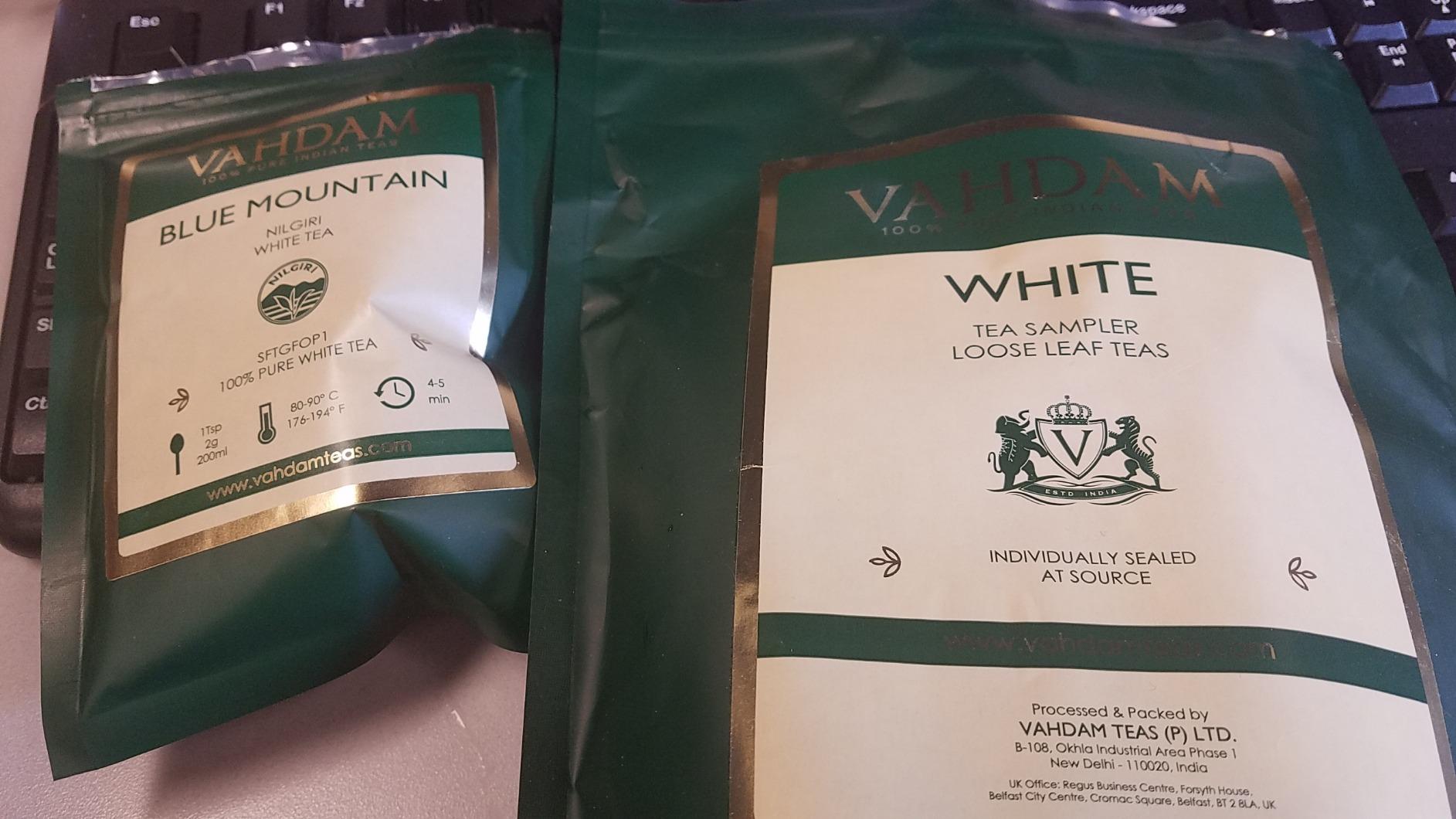 VAHDAM, Assorted White Tea Sampler Gift Set, Gluten Free, Non GMO - 4 Unblended White Loose Leaf Tea Sampler | Tea Variety Pack | Tea Gift Set, Gifts for Women & Men customer photo 2