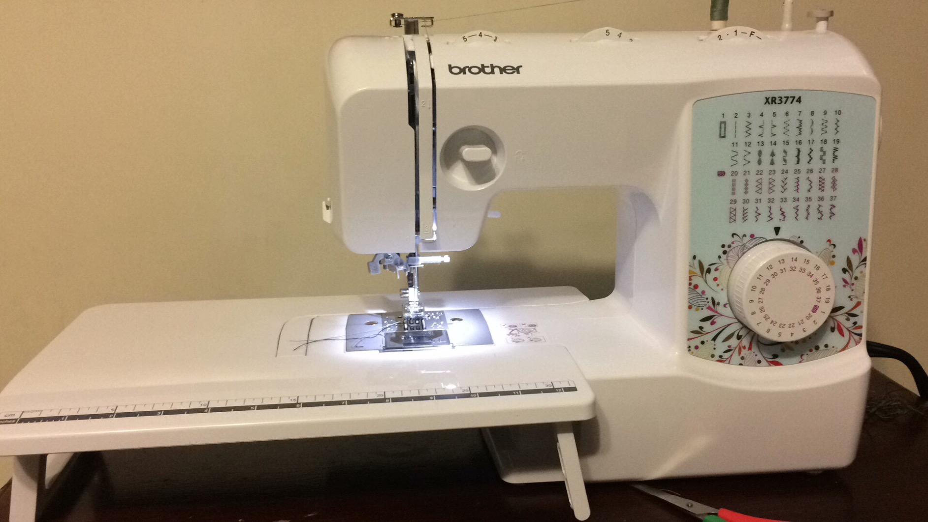 Brother XR3774 Sewing and Quilting Machine with 37 Built-in Stitches, Wide Table, 8 Included Sewing Feet customer photo 1