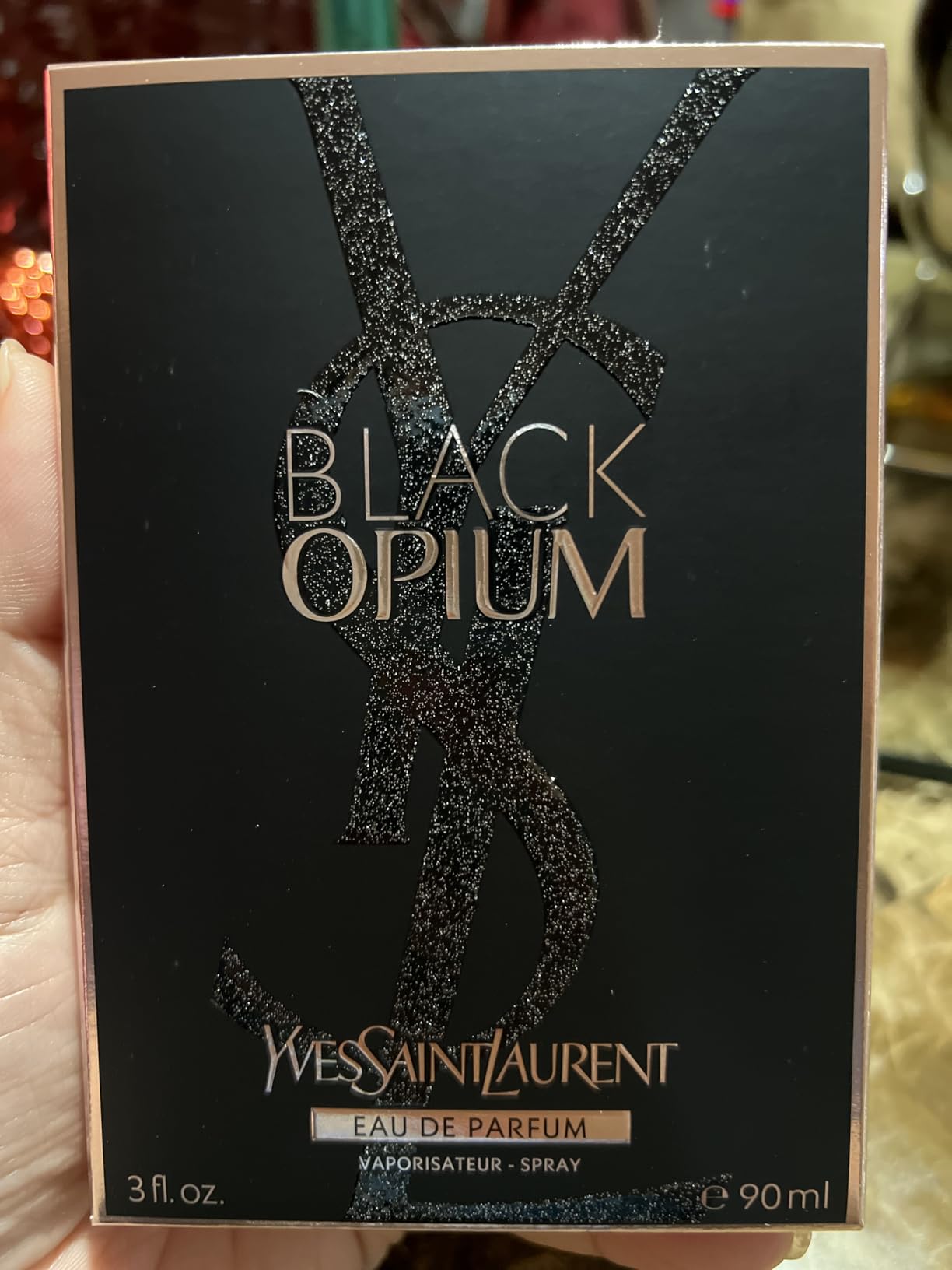 Yves Saint Laurent Eau De Parfum Spray for Women, Black Opium, 3 Ounce customer photo 1