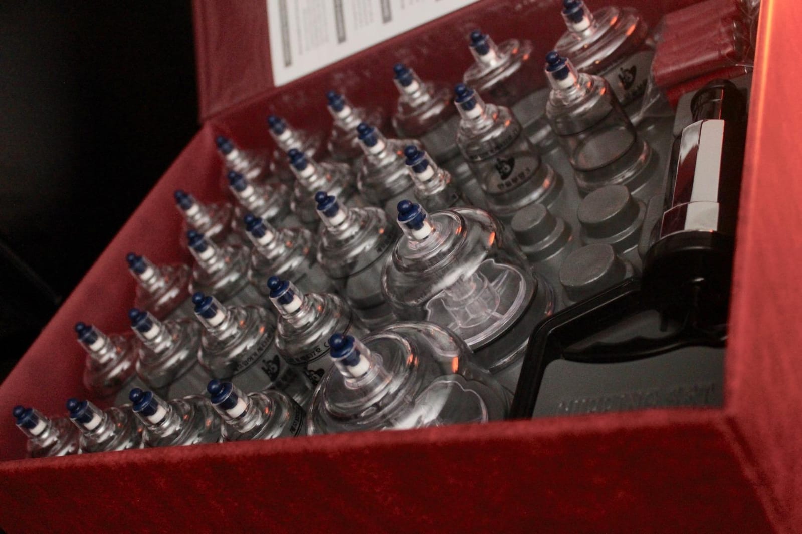 Hansol Professional Cupping Therapy Equipment 30 Cups Set with pumping handle and Extension Tube & English Manual (Made in Korea) customer photo 2