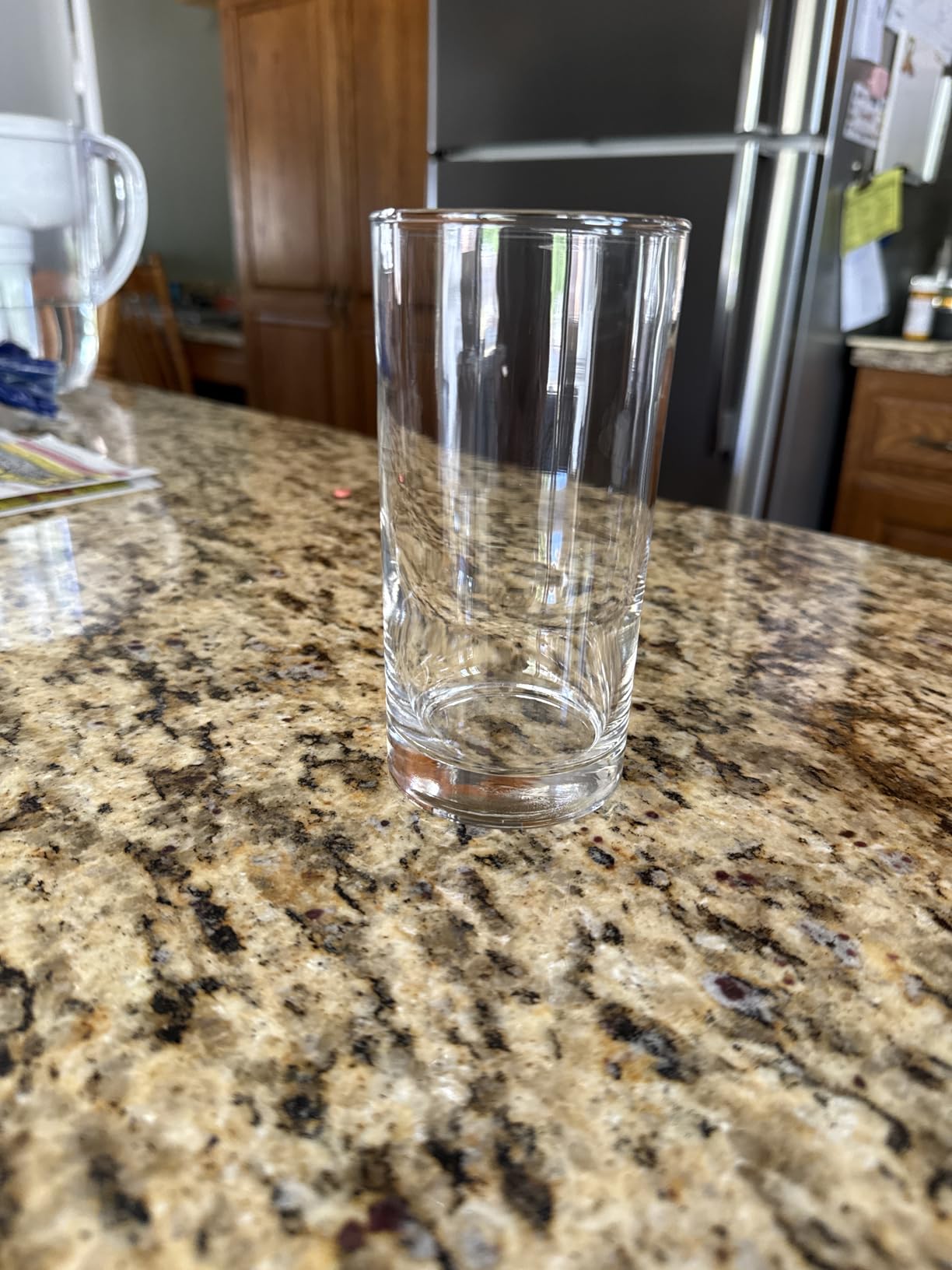 Libbey Heavy Base Drinking Glasses Set of 8, 15.5 Oz Elegant, Weighted Clear Water Glasses, Dishwasher Safe Glass Cups Set for Parties, Birthdays customer photo 2