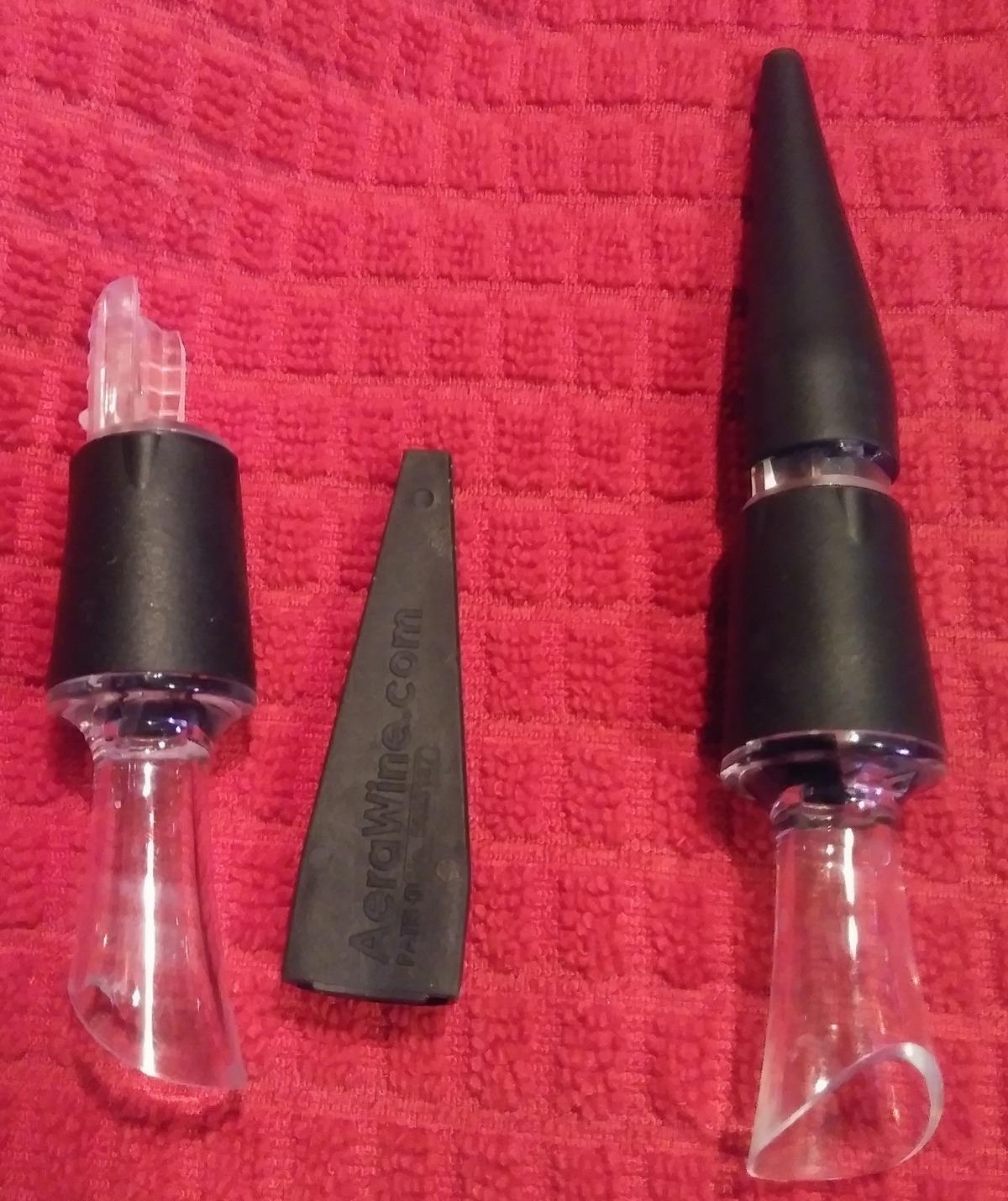 2-Pack - 100% MADE IN THE USA - Drip-Free Wine Pourer with Patented Tilt Aeration Control customer photo 1