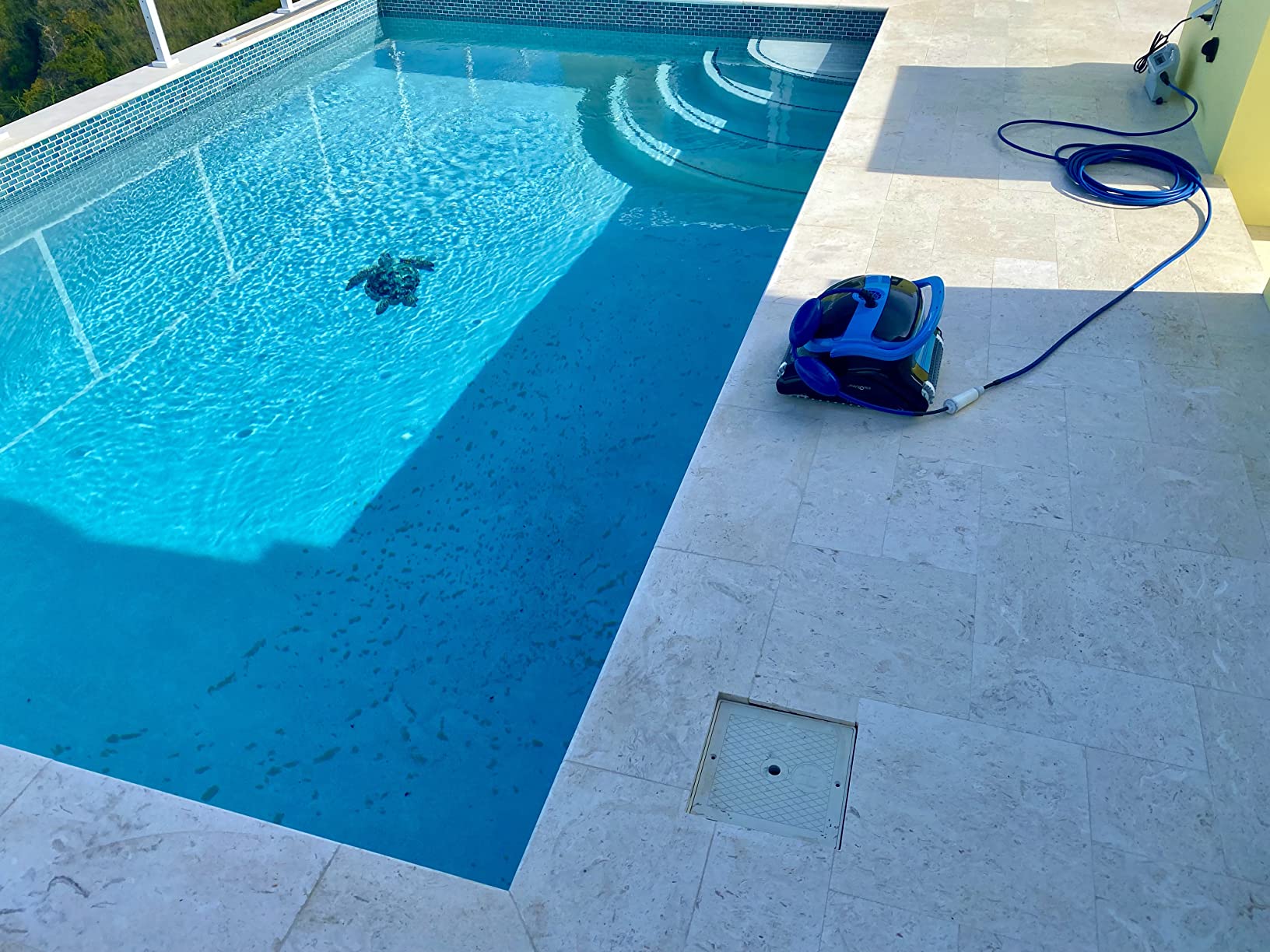 Dolphin Automatic Robotic Pool Vacuum Cleaner, Wall Climbing Scrubber Brush, Smart Navigation, Ideal for In-Ground Pools up to 50 FT in Length - Nautilus CC Plus customer photo 1