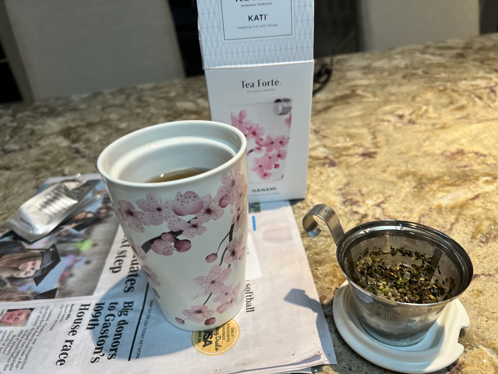 Tea Forte Single Steeps Tea Sampler, Lotus, 15 Pouches customer photo 2