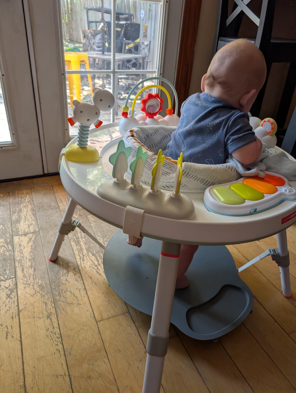 Skip Hop Baby Activity Center: Interactive Play Center with 3-Stage Grow-with-Me Functionality, 4mo+, Silver Lining Cloud customer photo 2