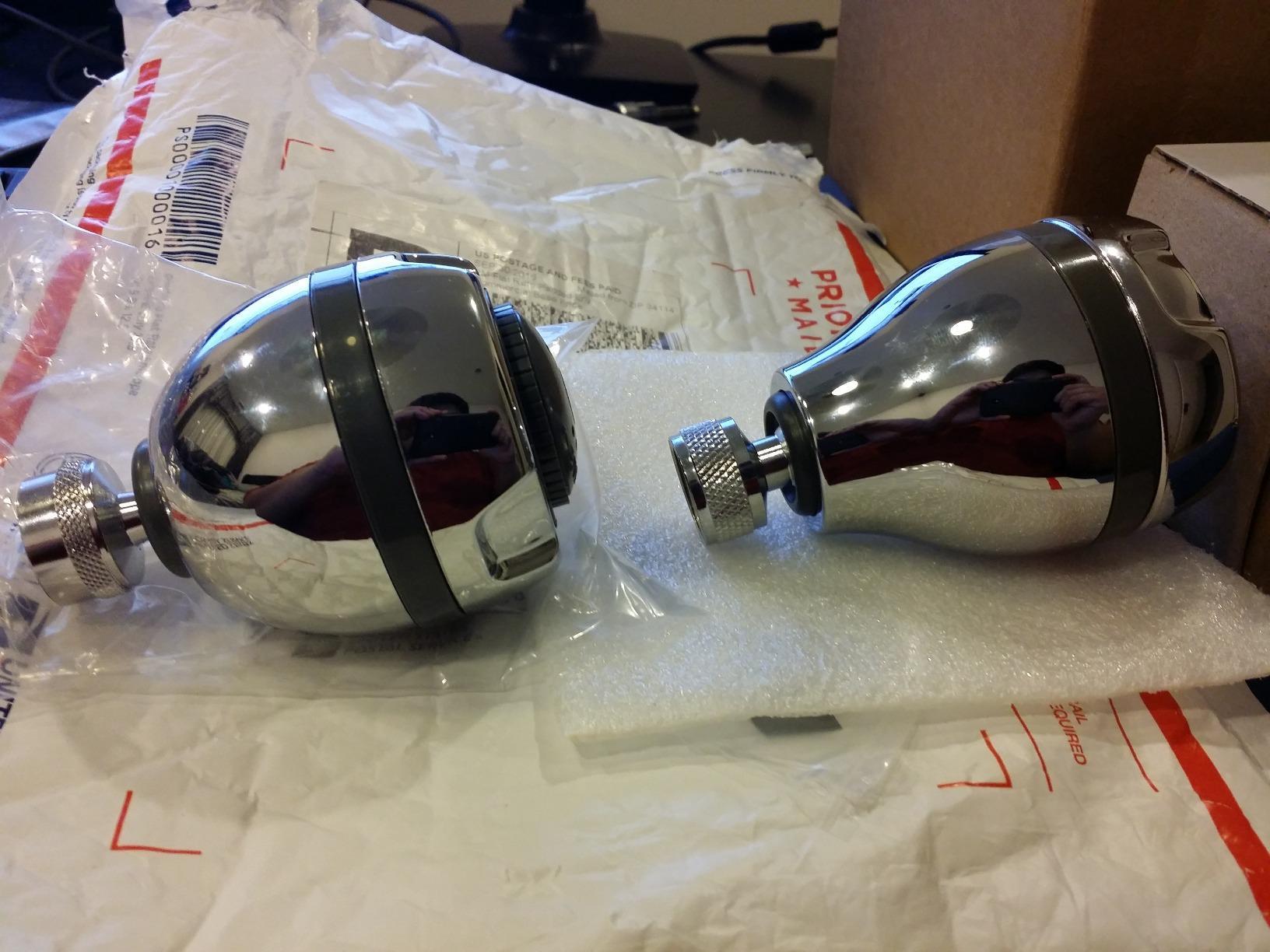 Extreme performance for low water pressure The Fire Hydrant Spa Short Chrome Massager Shower Head customer photo 1