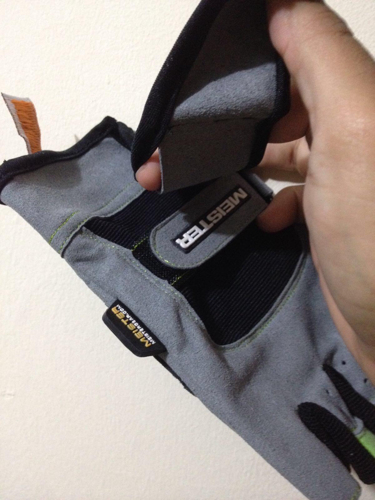 Meister Wrist Wrap Weight Lifting Gloves w/Gel Padding customer photo 2