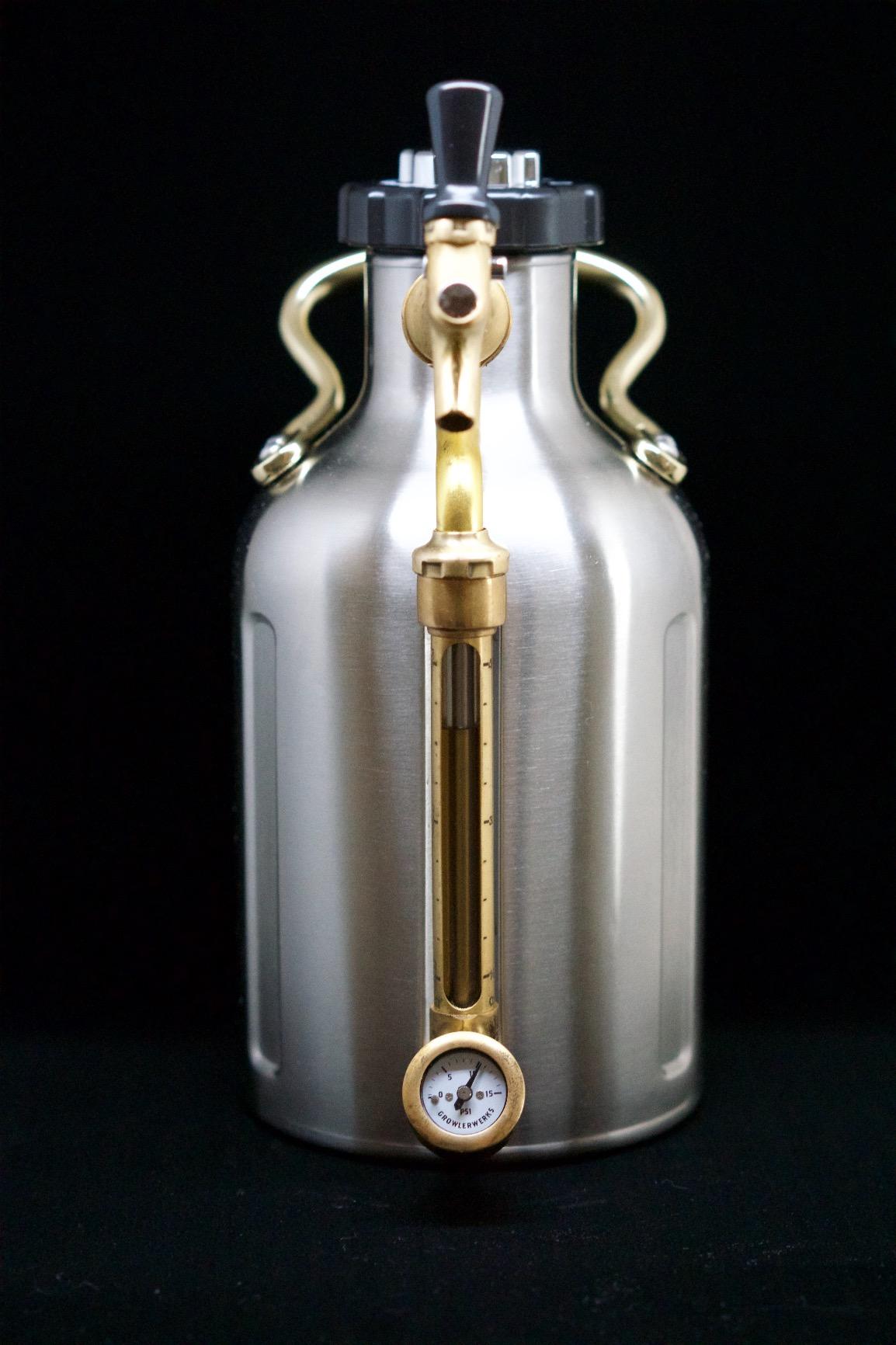 GrowlerWerks uKeg Carbonated Growler-Great Gift for Beer Lovers, 64 oz, Stainless Steel customer photo 1