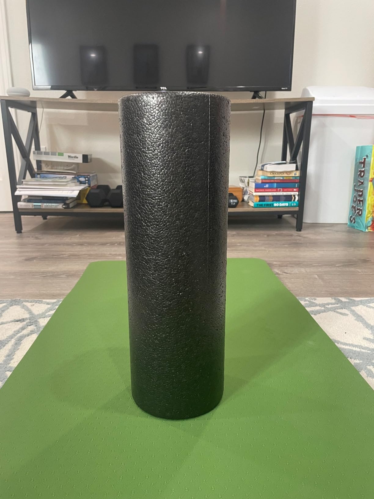 Yes4All Foam Roller, EPP High-Density Material, High Firmness Level, Back Roller for Athlete & Professional, Suitable for Full Body Massage, Yoga & Pilates, Black, 36 Inch customer photo 2