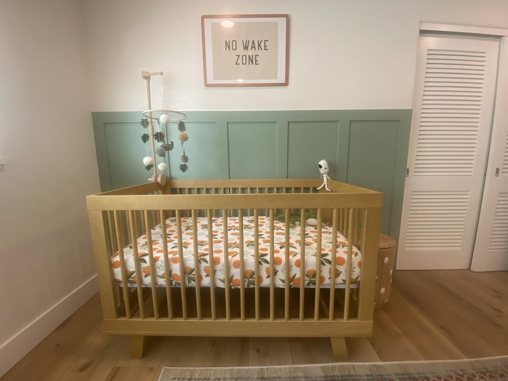 Babyletto Hudson 3-in-1 Convertible Baby Crib, Washed Natural | GREENGUARD Gold Certified Wooden Crib - Converts to Toddler Bed & Daybed customer photo 2