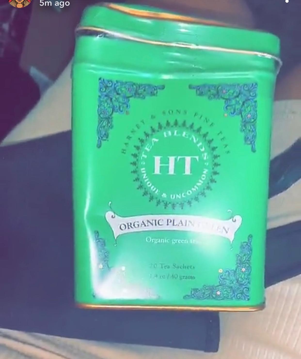 Harney & Sons HT Organic Supreme Green Tea, 20 Sachets, Tea Tin | Organic green tea with 20 sachets in a reusable tea tin. Caffeinated. customer photo 1