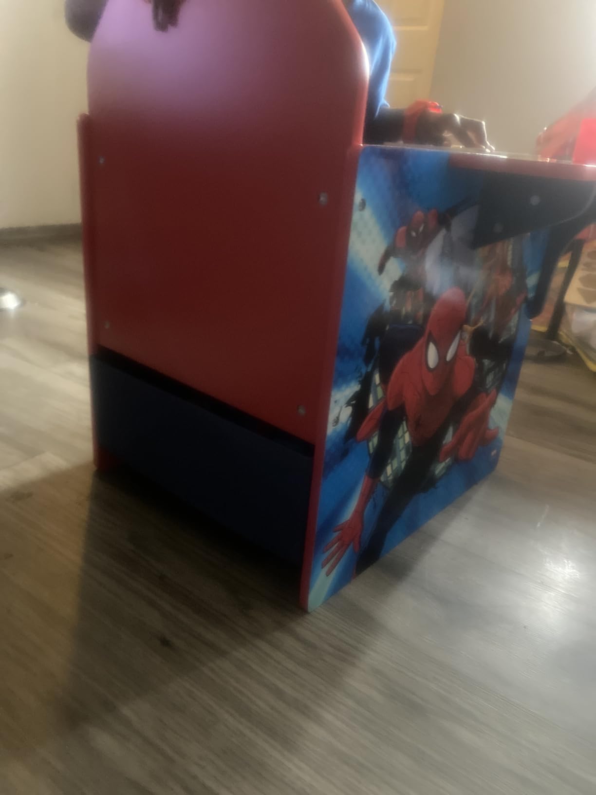Delta Children Chair Desk With Storage Bin - Greenguard Gold Certified, Spider-Man customer photo 1