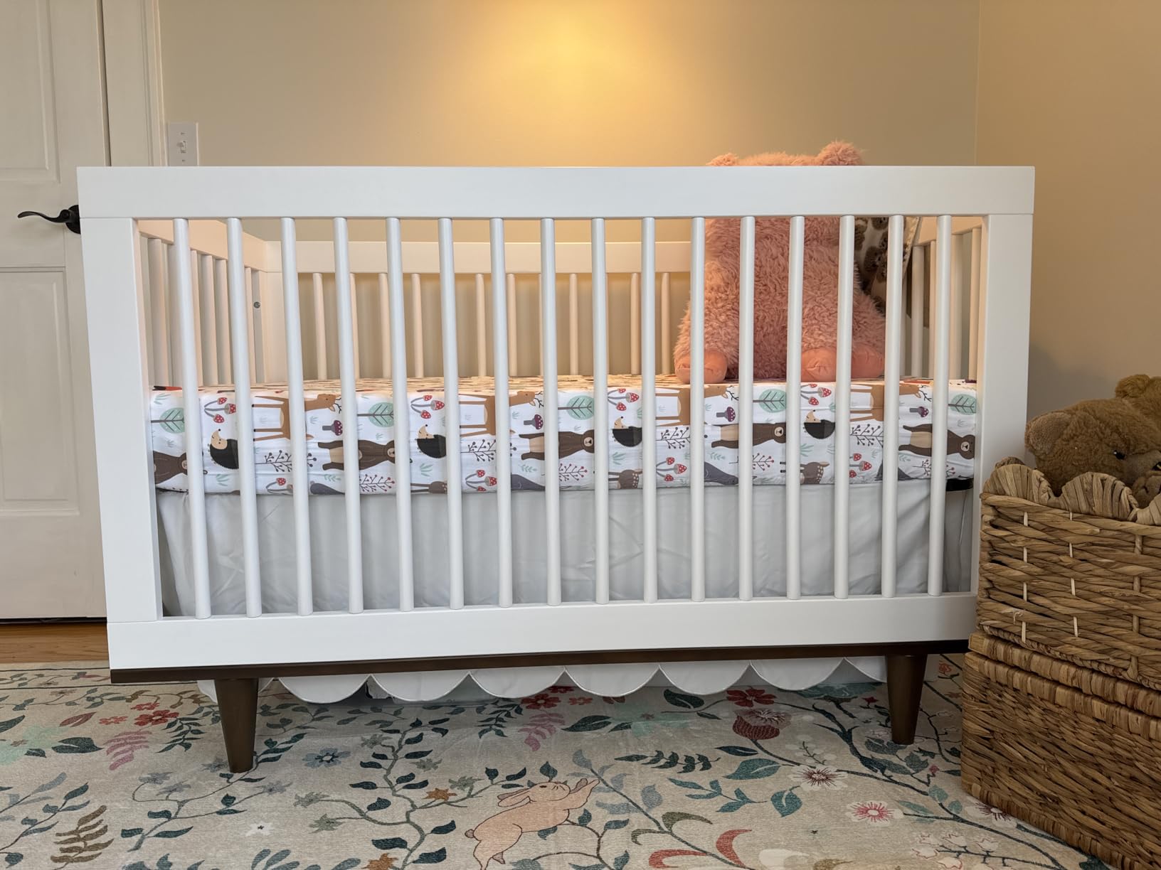 Babyletto Gelato 4-in-1 Baby Crib, Washed Natural & White, GREENGUARD Gold Certified customer photo 2