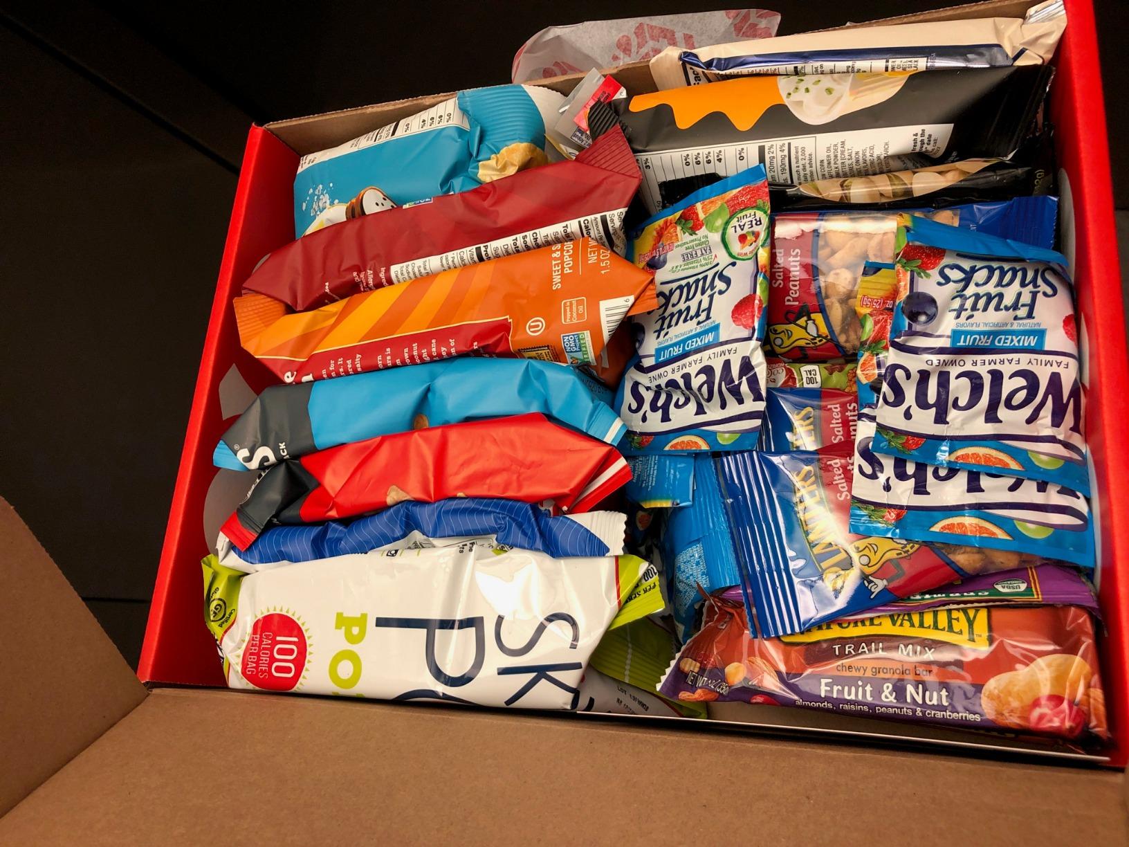 Snack Box Healthy Snack Assortment Variety Care Package (40 Count) | Fathers Day Holiday, Employee Appreciation, Office, Breakroom, Teachers, Back to School, College Students, Birthday Gift, Events, Meeting customer photo 2