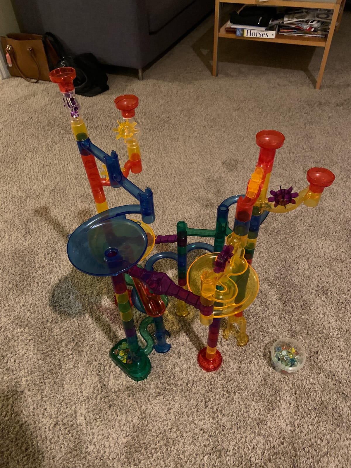 Marble Genius Marble Run Super Set, 150 Translucent Pieces, STEM Toy customer photo 2