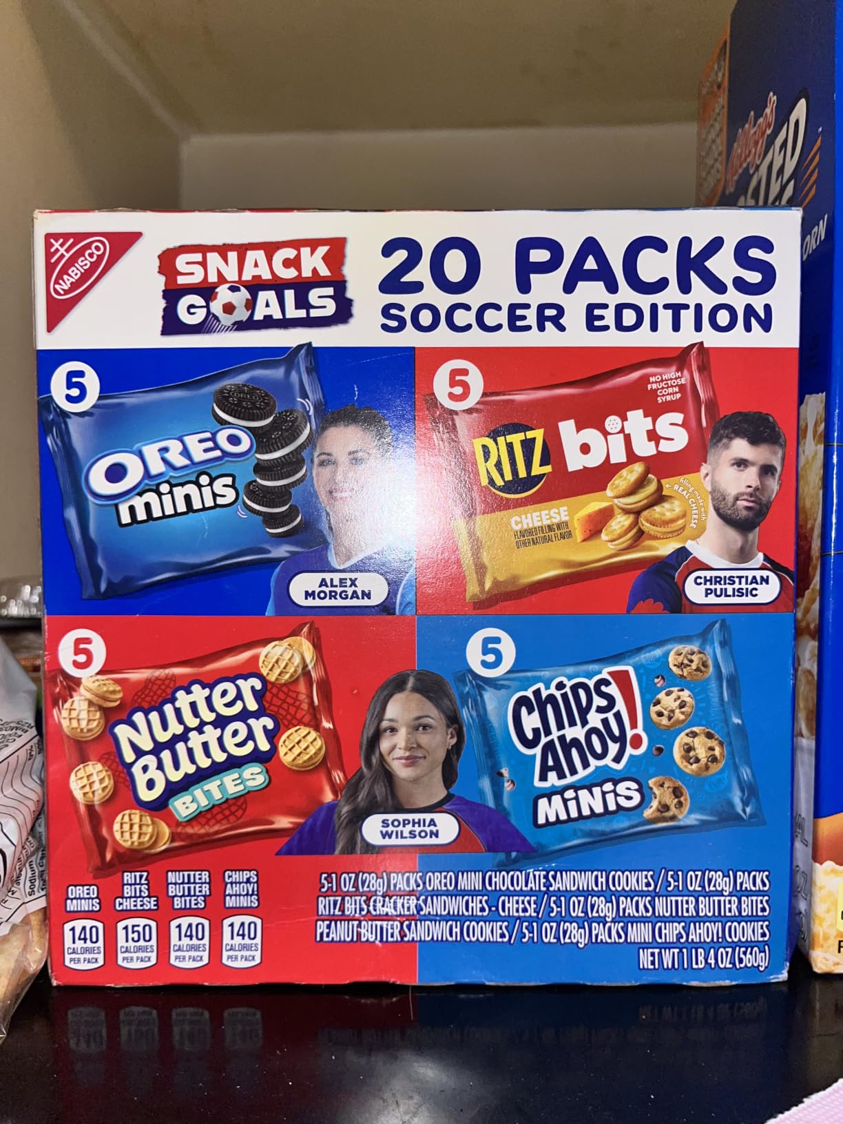 Nabisco, Classic Mix Variety Pack, Oreo Mini, Chips Ahoy! Mini, Nutter Butter Bites, Ritz Bits Cheese, 20 Snack Packs customer photo 1
