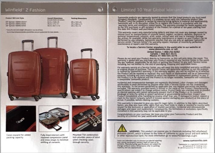 Samsonite Winfield 2 Hardside Expandable Luggage with Spinner Wheels, Deep Blue, Checked-Large 28-Inch customer photo 1