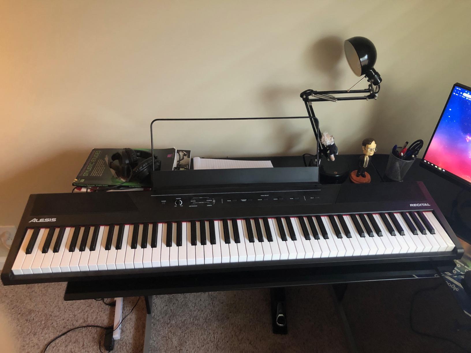 Alesis Recital Digital Piano 88-Key Semi-Weighted Keyboard customer photo 1