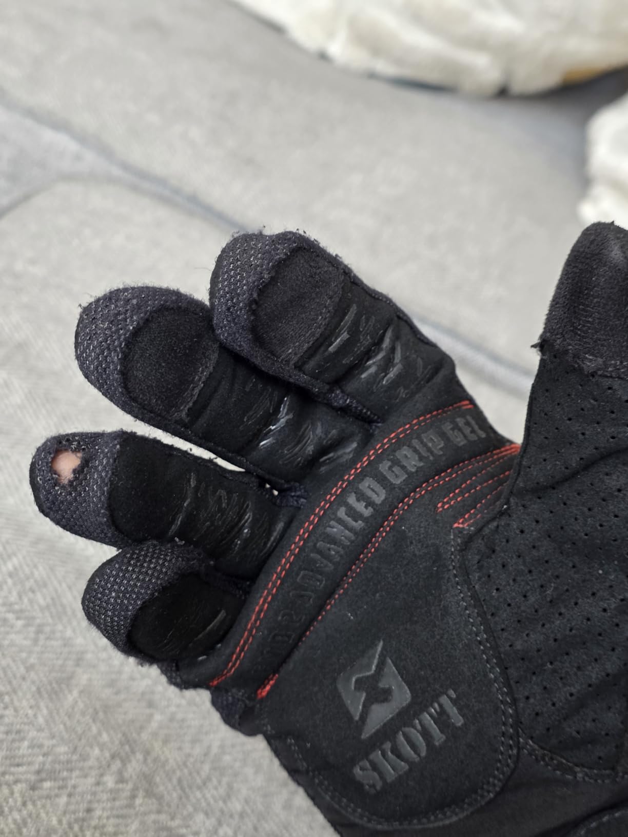 skott Evo 2 Weightlifting Gloves with Integrated Wrist Wrap Support-Double Stitching for Extra Durability-Get Ripped with The Best Body Building Fitness and Exercise Accessories customer photo 1