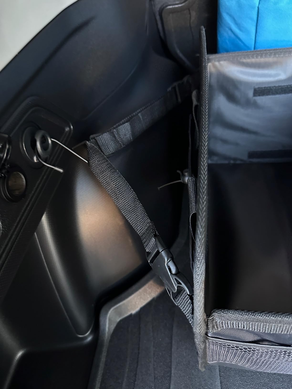 Car Trunk Organizer for SUV & Truck Cargo Storage, Large, Black | Fits Cars, SUVs & Trucks 4 Adjustable Compartments Non-Slip Base & Straps Foldable 11 Pockets Car Accessories customer photo 1