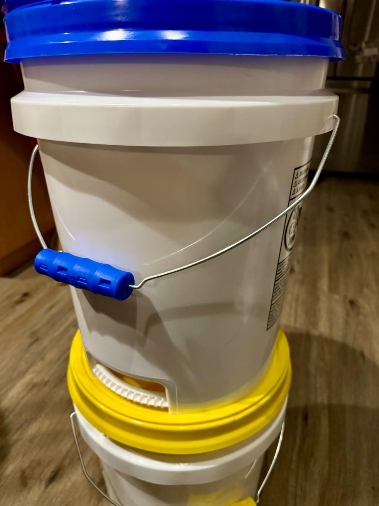 The Original Grit Guard Bucket Insert with Washboard Combo | Removes Dirt from Wash Mitt for Detailing | Car Wash Bucket Insert & Washboard | Black/Red - Made in the USA customer photo 1