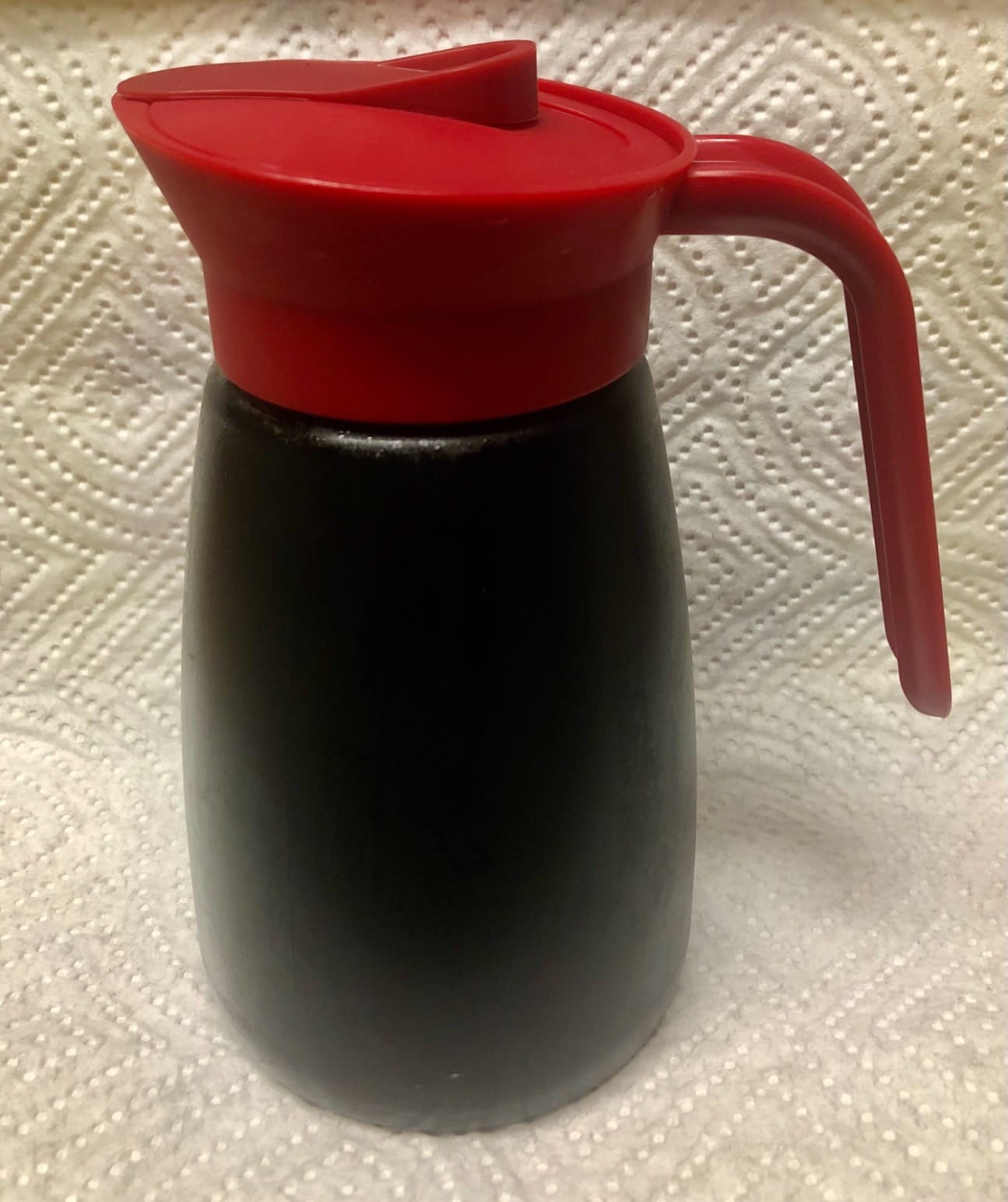 GoodCook Everyday 12 oz. Syrup Dispenser - Easy Pour Spout Waffle & Pancake Syrup Dispenser Container, Glass Syrup Bottle for Maple Syrup, Honey customer photo 2