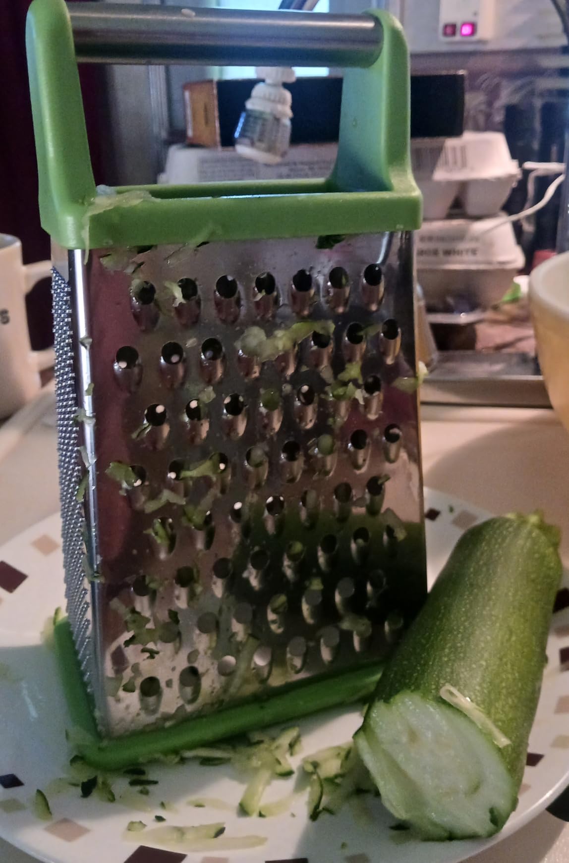 Spring Chef Stainless Steel XL Cheese Grater for Kitchen, Black customer photo 2