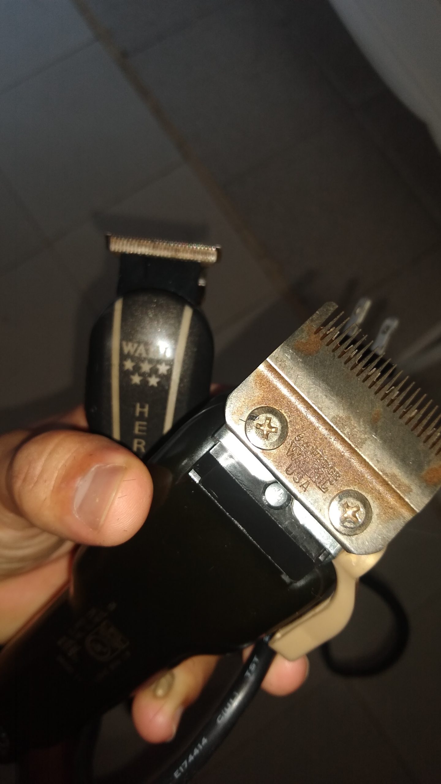 Wahl Professional 5 Star Barber Combo, Corded Legend Clipper & Hero Trimmer | V9000 Clipper Motor & Rotary T-Blade Trimmer for Fading, Blending & Detailing, 8 Clipper & 3 Trimmer Guides, Model 8180 customer photo 1