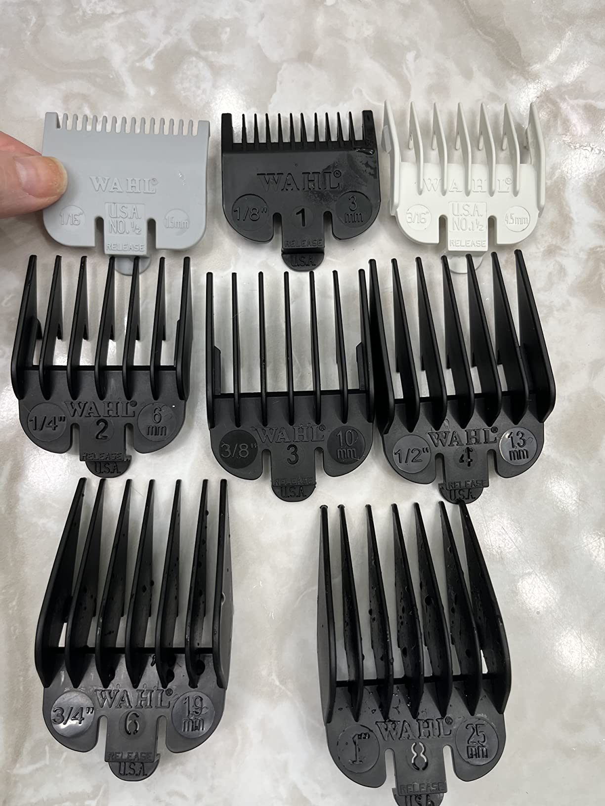 Wahl Professional 5 Star Barber Combo, Corded Legend Clipper & Hero Trimmer | V9000 Clipper Motor & Rotary T-Blade Trimmer for Fading, Blending & Detailing, 8 Clipper & 3 Trimmer Guides, Model 8180 customer photo 2