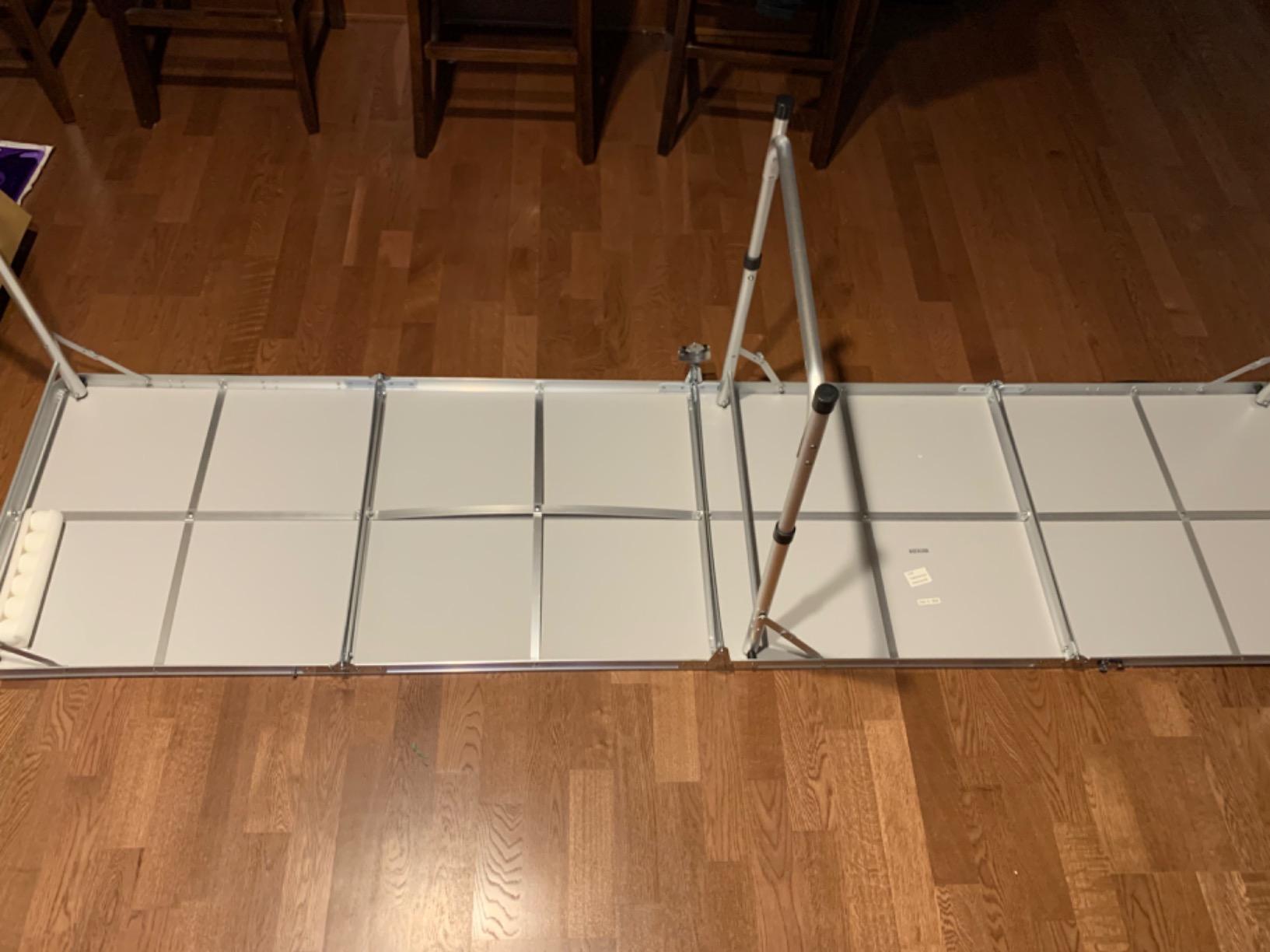 8' Folding Beer Pong Table with Bottle Opener customer photo 2