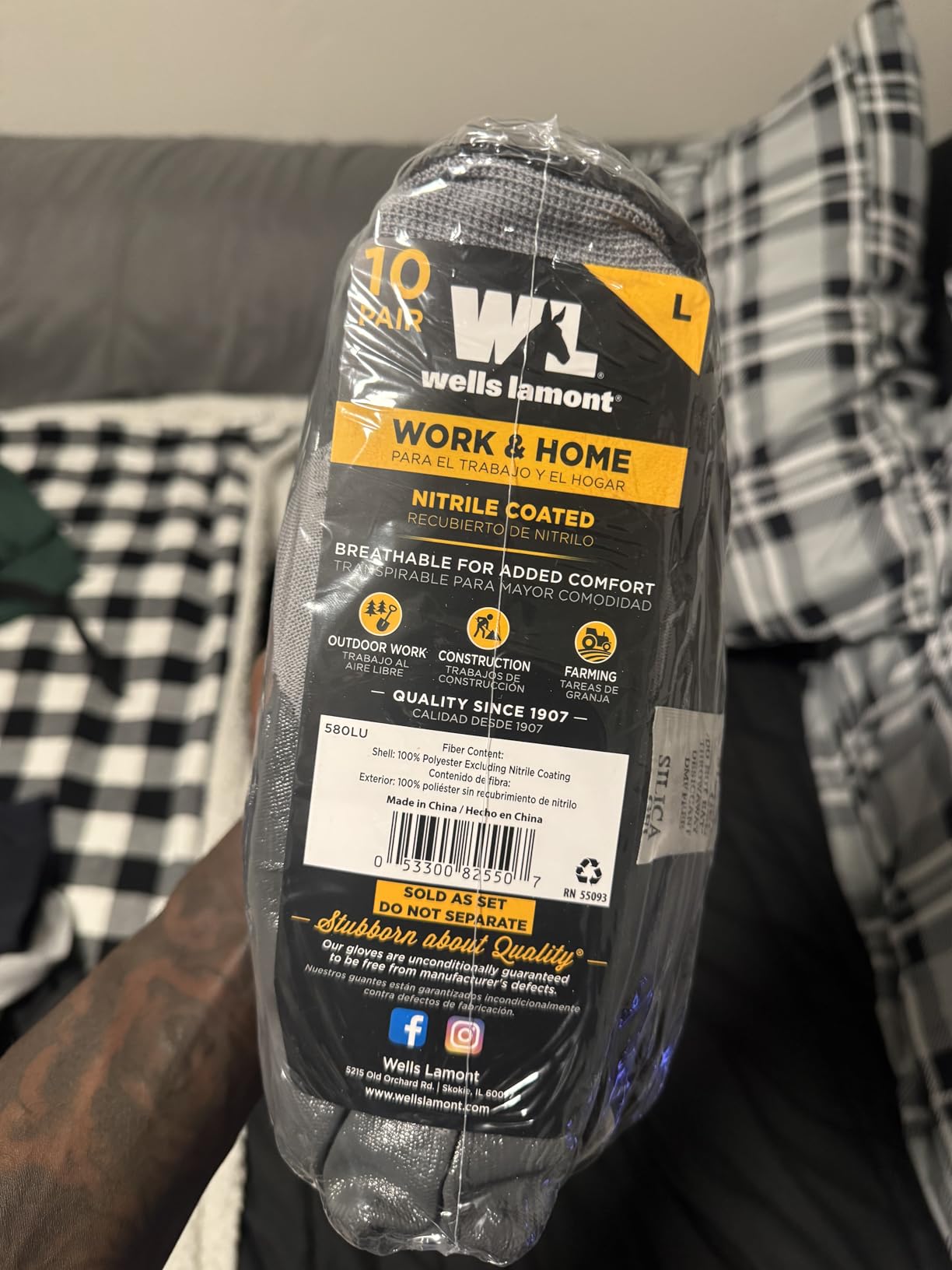 Wells Lamont Nitrile Work Gloves customer photo 1