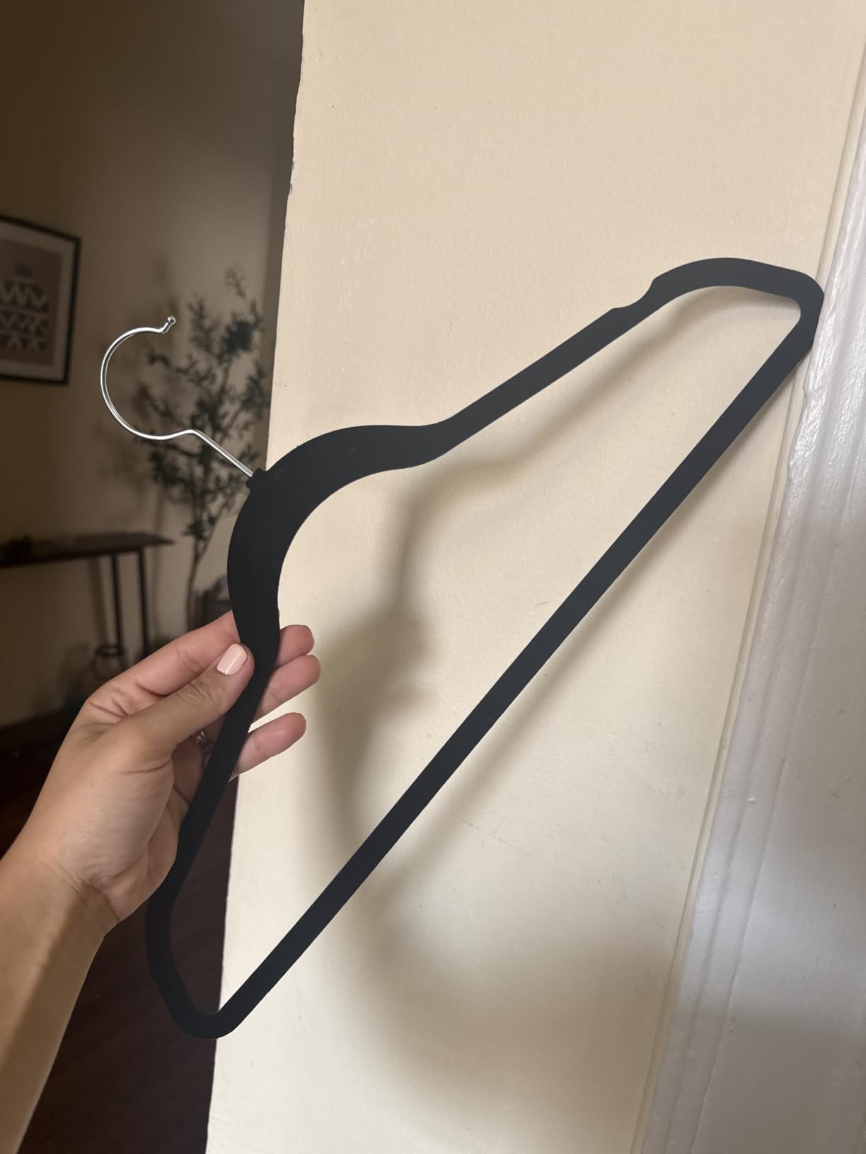 Zober Black Velvet Hangers 50 Pack, Slim Non Slip Clothes Hangers customer photo 1
