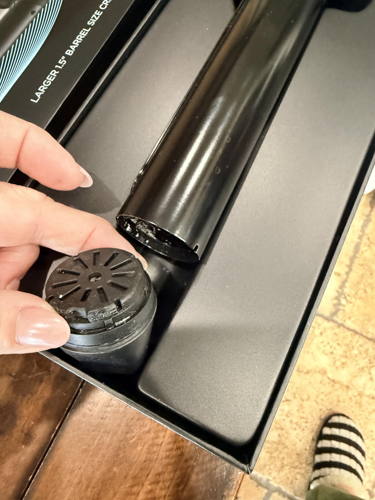 Bio Ionic Long Barrel Curling Iron, Moisture Heat Technology & NanoIonic MX customer photo 1