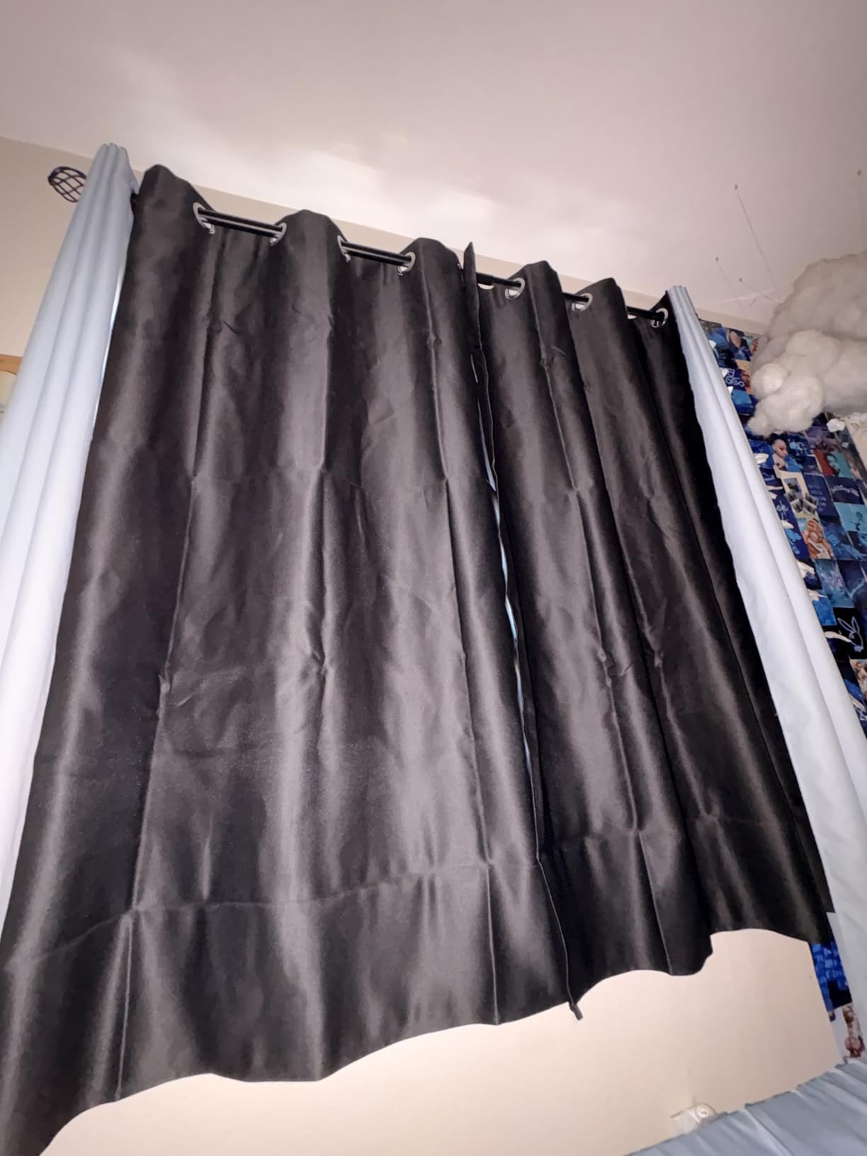 NICETOWN Thermal Insulated Grommet Room Darkening Curtains/Draperies/Panels for Bedroom (2 Panels, W42 x L63 inches, Biscotti Beige) customer photo 2