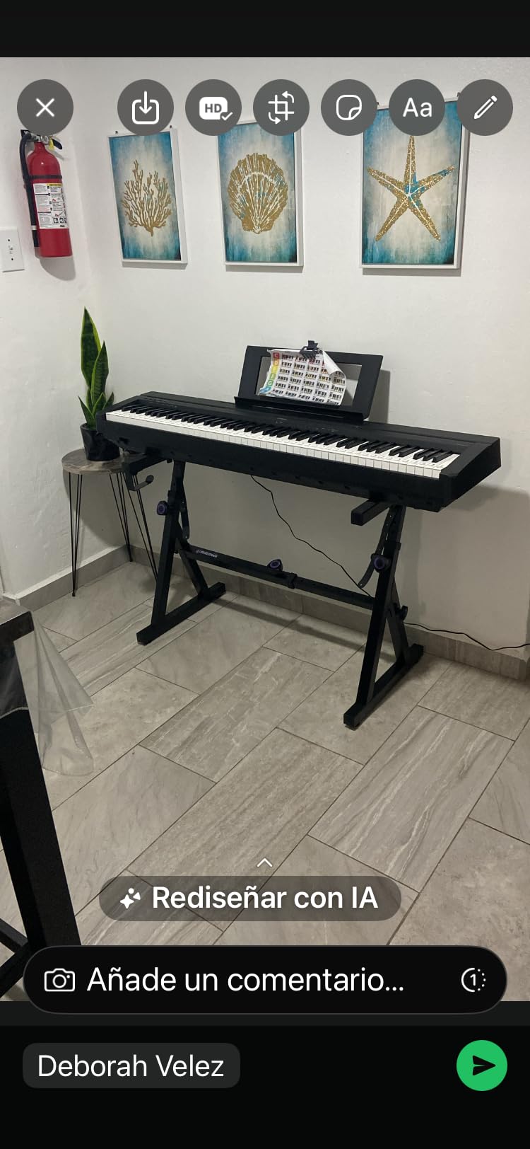 YAMAHA P71 88-Key Weighted Action Digital Piano with Sustain Pedal and Power Supply customer photo 1